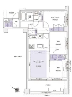 KDXレジデンス横濱紅葉坂【3階】の間取り