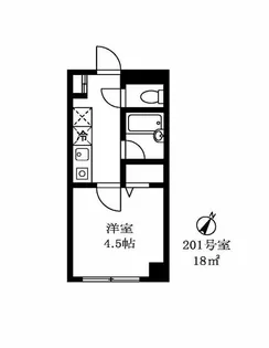 ハーヴェスト【2階】の間取り