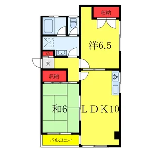 ヴィラ赤津【4階】の間取り