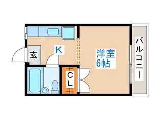 サンハイム【3階】の間取り