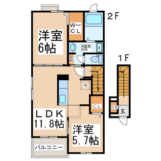 サンリット I・IIの間取り