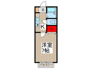 ドミ-ル里【2階】の間取り