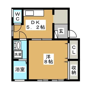Kランドシノダ【2階】の間取り