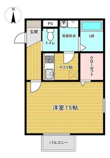 カリーノ南越谷【1階】の間取り