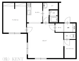 ディアコート西野【1階】の間取り