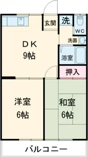 サンハイツ【1階】の間取り