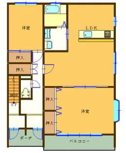 ライズ7【1階】の間取り