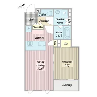 ARTribe Shinagawa【3階】の間取り