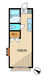 エステートピア山王【2階】の間取り