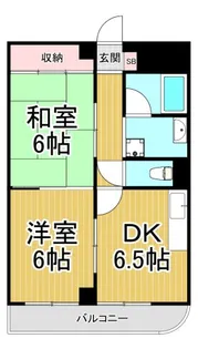 メゾンパストラル【7階】の間取り