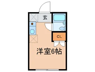 ヒルトップハイツ【1階】の間取り