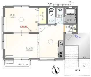 ルノンIIIA【2階】の間取り