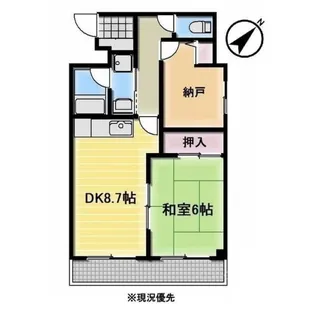 スタードミール【3階】の間取り