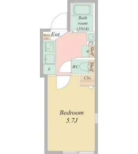 グランクオール町屋レジデンス【2階】の間取り