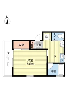 West.Village【1階】の間取り