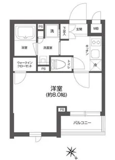 GRAN PASEO 四谷若葉【3階】の間取り