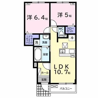 メゾン ド ノート【1階】の間取り