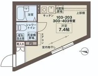 COCOFLAT田端III【4階】の間取り