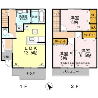 Raccolta(ラコルタ) IIの間取り