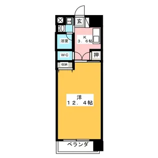 イーハトーヴII【4階】の間取り