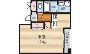 ハーメスアズール【5階】の間取り