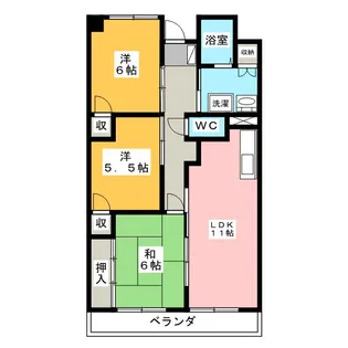 シャルマンK【5階】の間取り