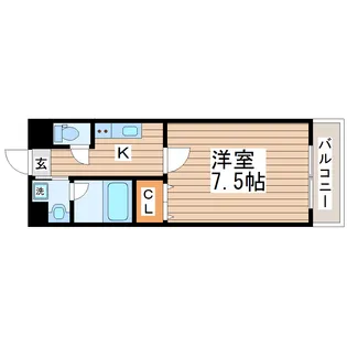 ハイツよつば【3階】の間取り