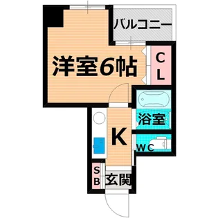Belong千林【9階】の間取り