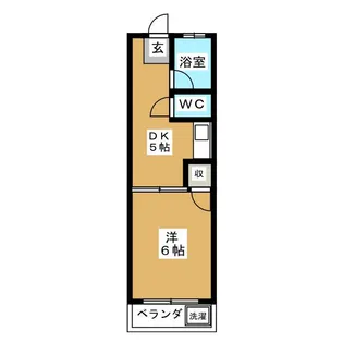 ハイツ上野【2階】の間取り