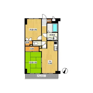 YMDIIIマンション【3階】の間取り