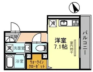 ウィステリア新宿【2階】の間取り