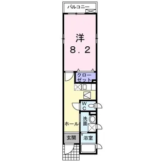 カーサ ピッコーラ【1階】の間取り