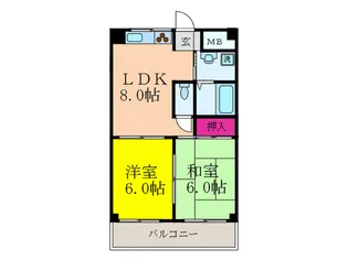 ハイムリファインド【4階】の間取り