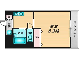 アビィ・ロード【3階】の間取り
