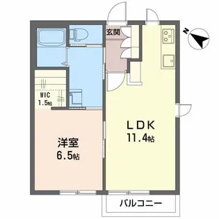 カーム【2階】の間取り