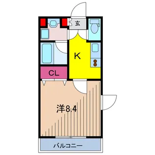 エスパシオ【2階】の間取り