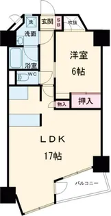 フリーデンハイム宇都宮【13階】の間取り