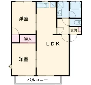 KSポラール S【1階】の間取り
