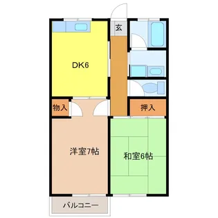サンモール菅井【1階】の間取り