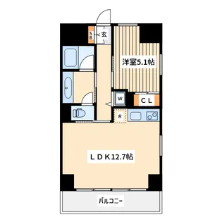 ロジュマン湘南【10階】の間取り