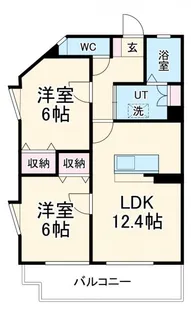 K-WEST【2階】の間取り
