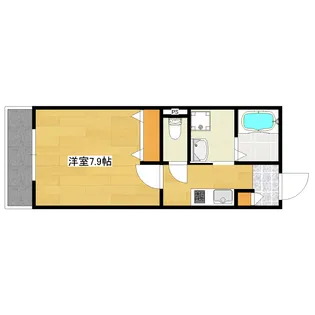 リベルダージ【4階】の間取り