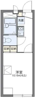レオパレスコンフォートII【2階】の間取り
