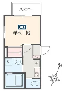 ハレアカラ東浦和【1階】の間取り
