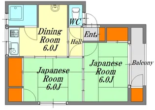 横山ビル【2階】の間取り