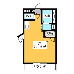 カレッジタウンアミノ【2階】の間取り