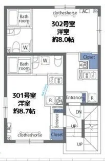 デュエロ目白台【3階】の間取り