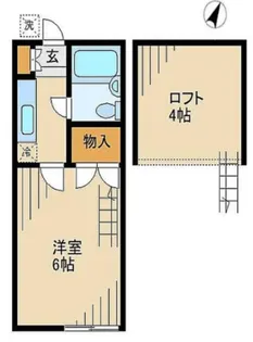 ガーデンイン南平【1階】の間取り