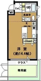 アルカンシエル駒沢【1階】の間取り