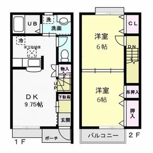 Chez Tomo(シェ トモ)の間取り